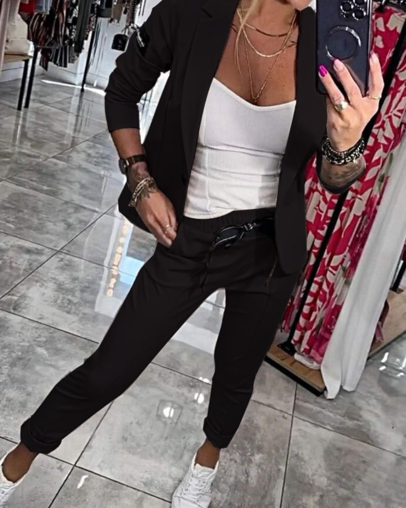 Mia - Top, Jacket, and Pants Set
