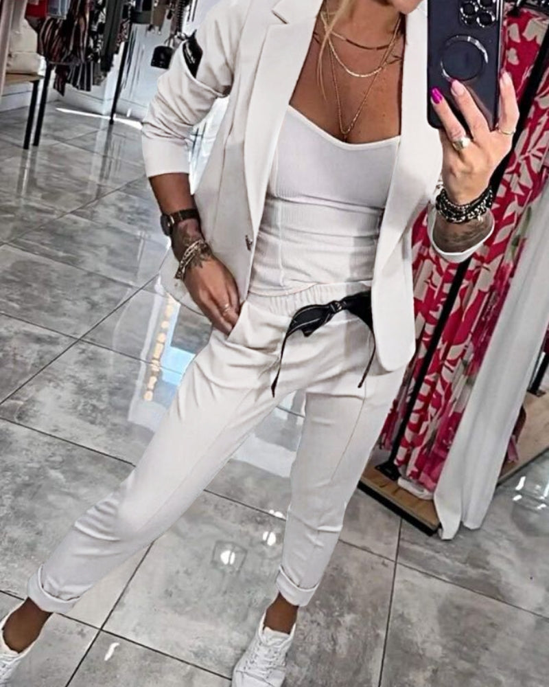 Mia - Top, Jacket, and Pants Set