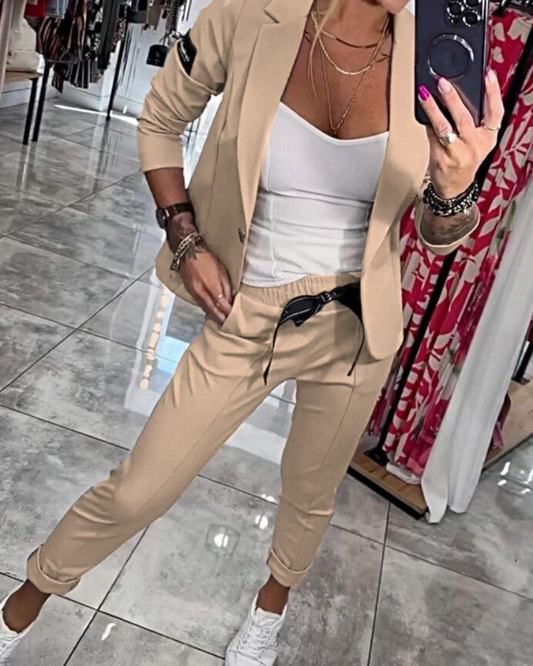 Mia - Top, Jacket, and Pants Set