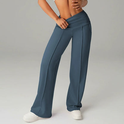 Elara High-Waist Wide-Leg Pants