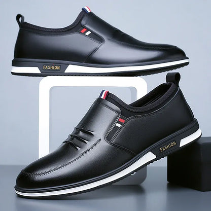 Elton Ergonomic Leather Comfort Shoes