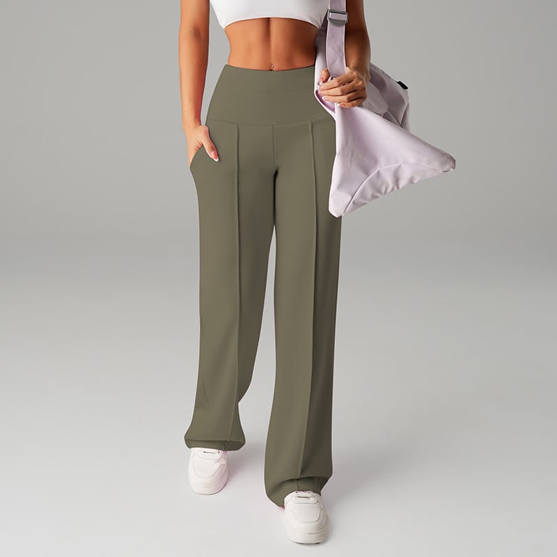 Elara High-Waist Wide-Leg Pants