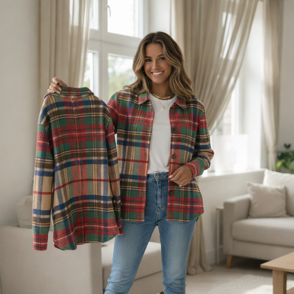 Elisa Checked Blouse