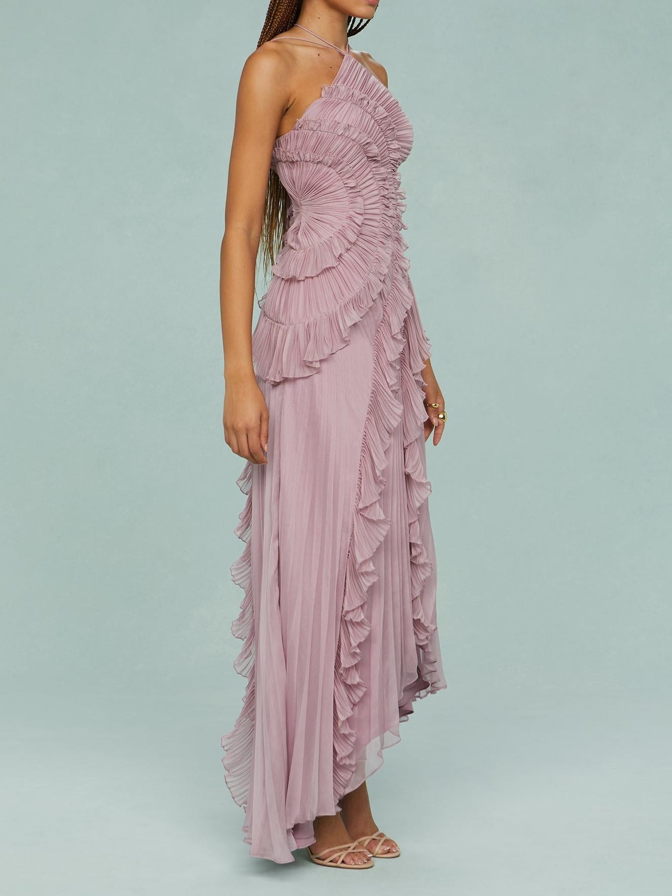 Maréa – Ocean Whirlpool Maxi Dress