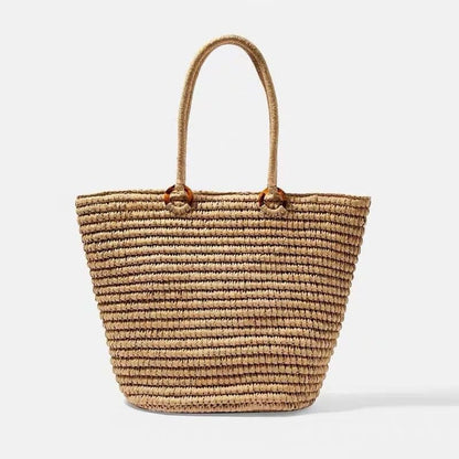 Soleil Luxe Straw Tote