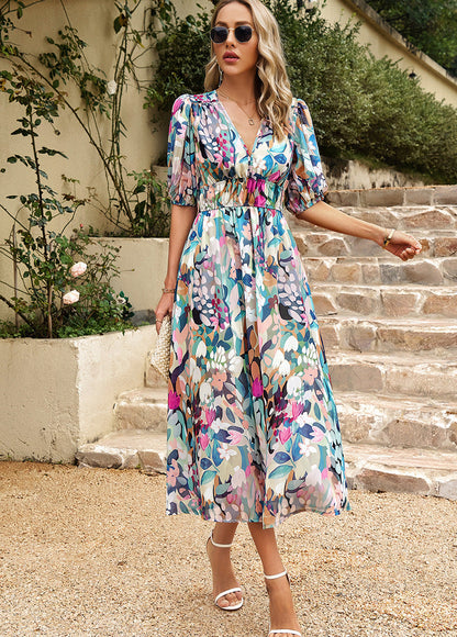 Isla – Elegant Floral Dress