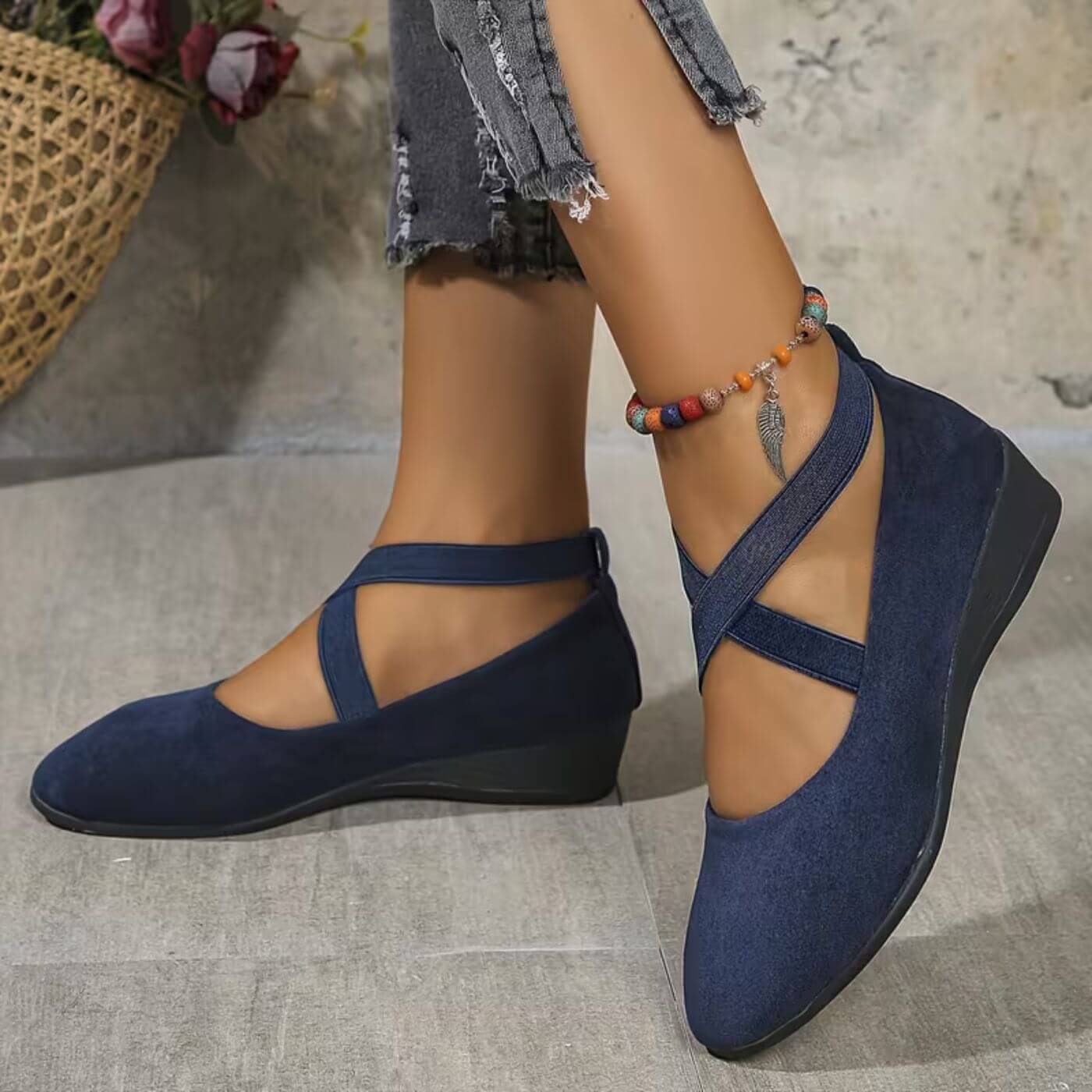 Eloria Ballerina Wedge Shoes