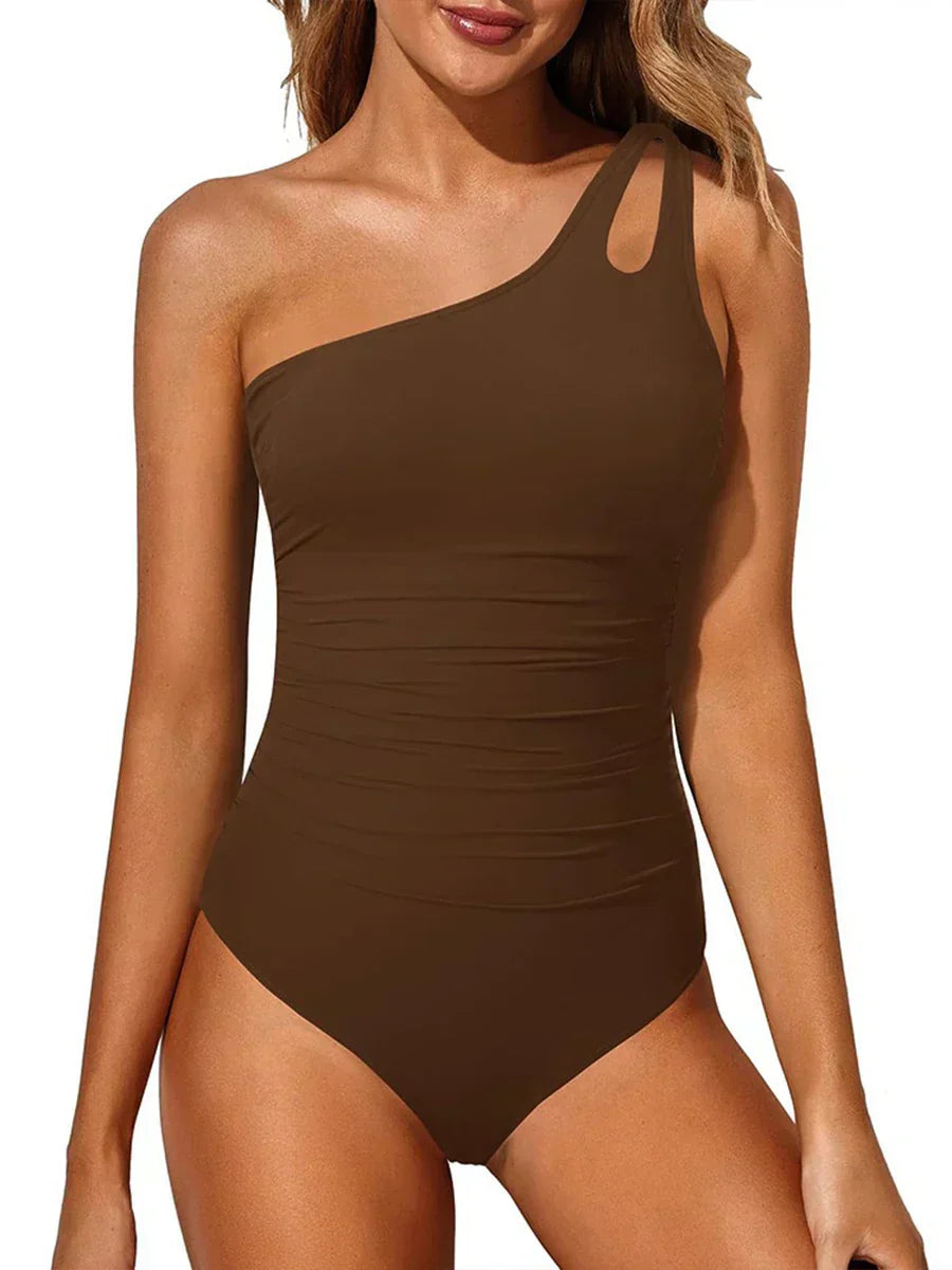 Elowen One-Shoulder Sculpt Swimsuit