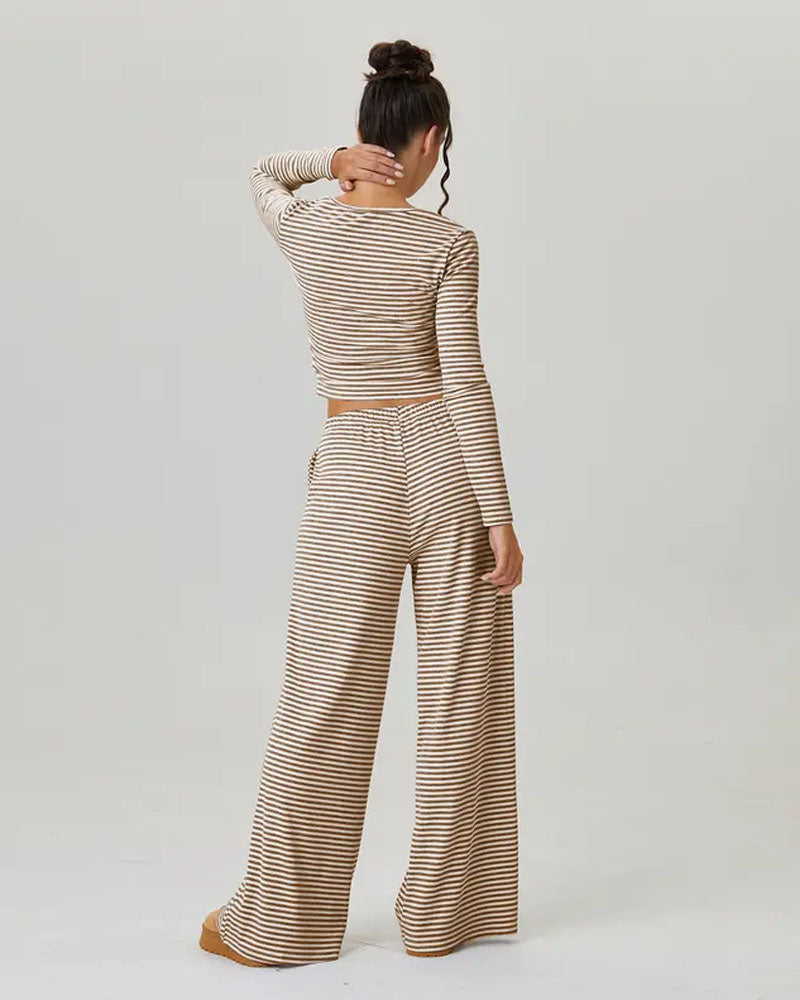 Ava Downtown Stripe Set