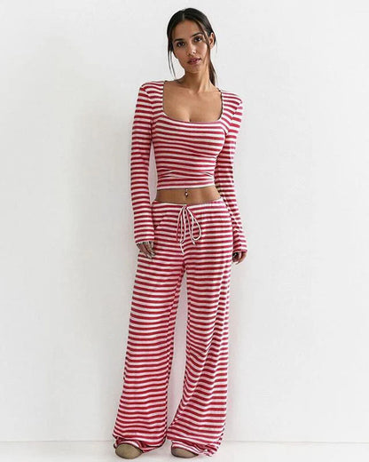Ava Downtown Stripe Set