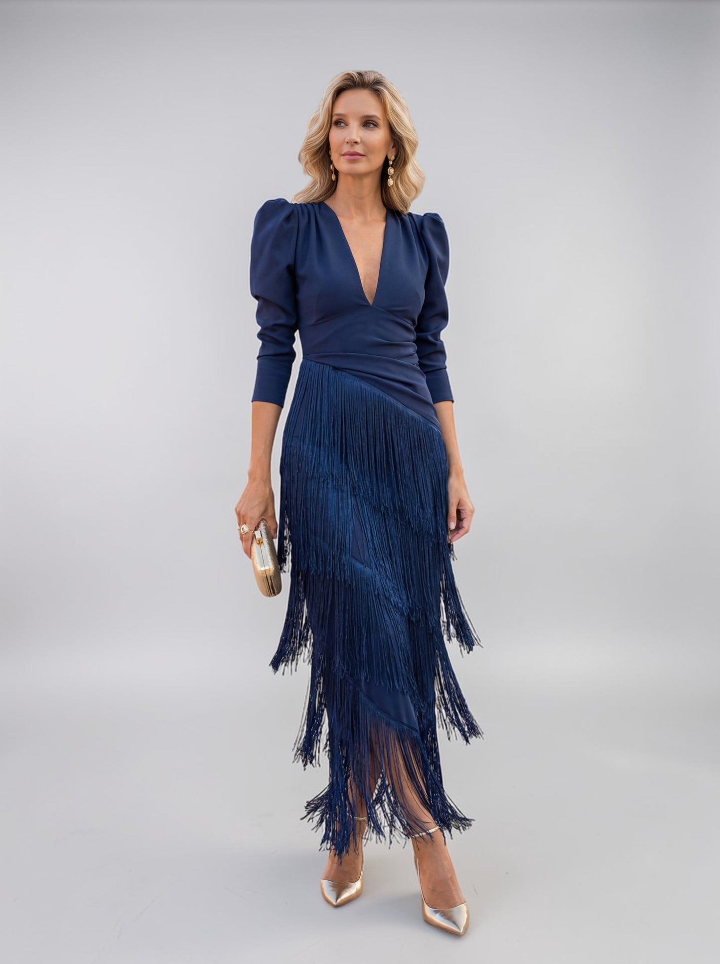 Valerina Fringe Elegance Dress