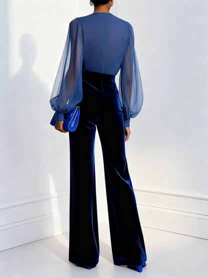Elowira Mesh Elegance Jumpsuit