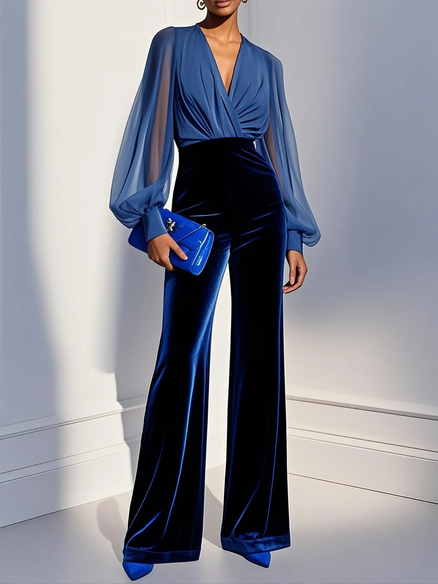 Elowira Mesh Elegance Jumpsuit