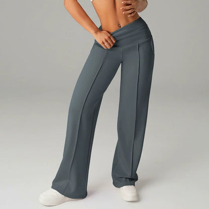 Elara High-Waist Wide-Leg Pants