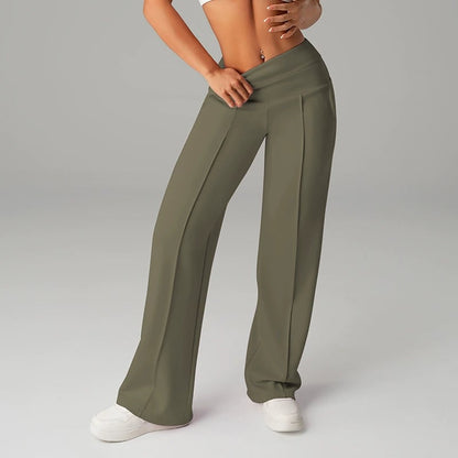 Elara High-Waist Wide-Leg Pants