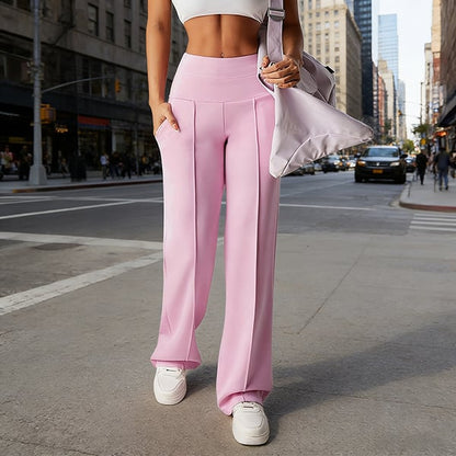 Elara High-Waist Wide-Leg Pants