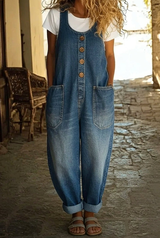Marlowe Vintage Denim Jumpsuit