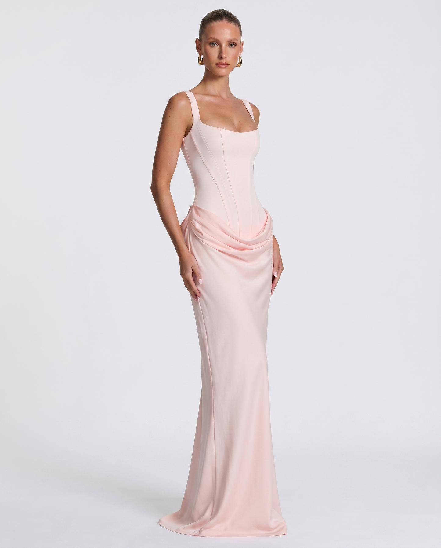 Elira Hourglass Maxi Dress