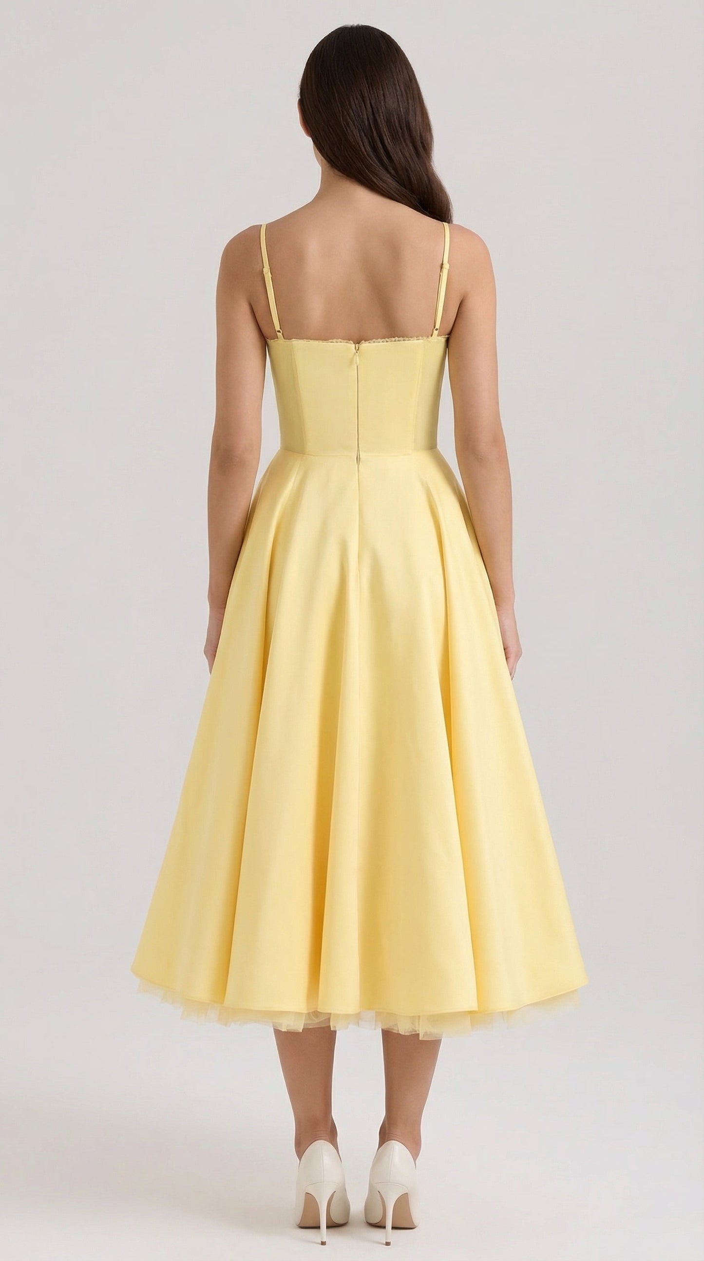 Elowira Tulle Midi Dress