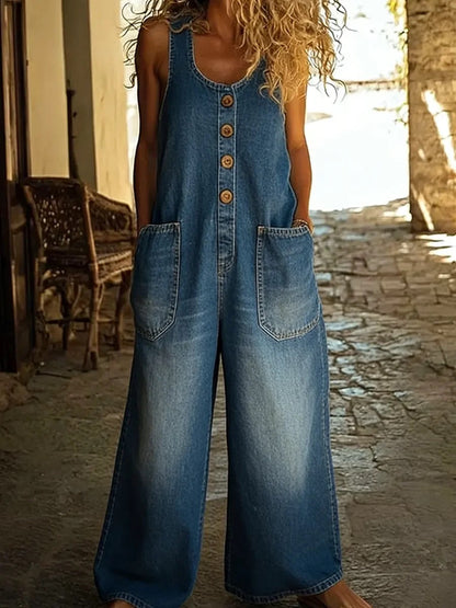 Marlowe Vintage Denim Jumpsuit