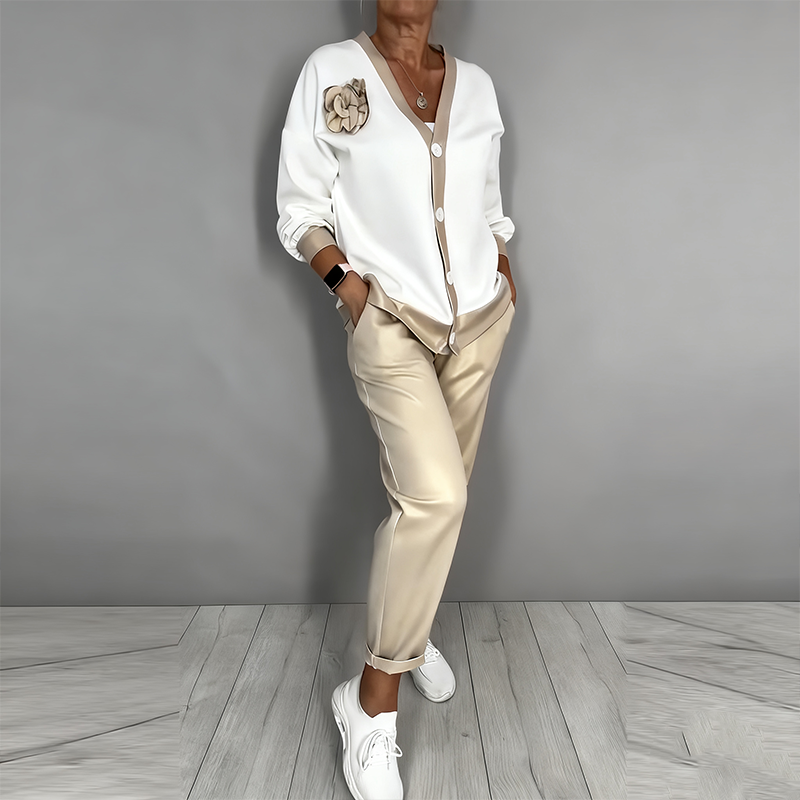 Selina V-Neck Lounge Set
