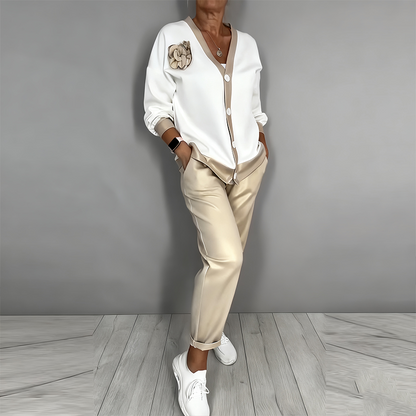 Selina V-Neck Lounge Set