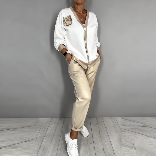 Selina V-Neck Lounge Set
