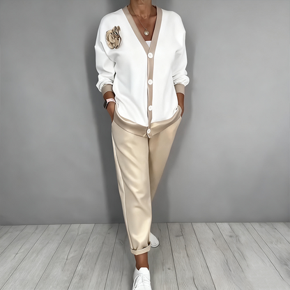 Selina V-Neck Lounge Set