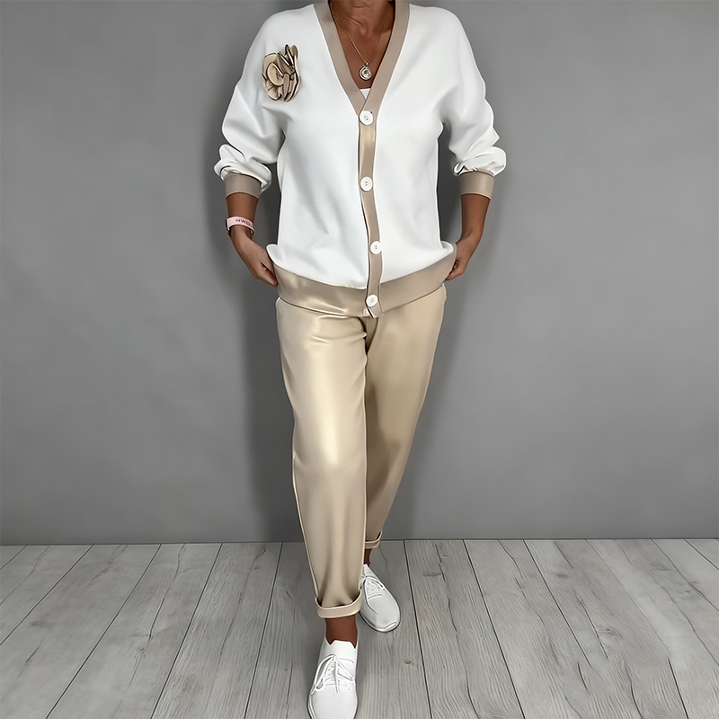 Selina V-Neck Lounge Set