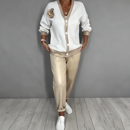Selina V-Neck Lounge Set